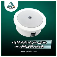 بلندگو سقفی تحت شبکه 30 وات با ولوم نرم افزاری تنظیم صدا
